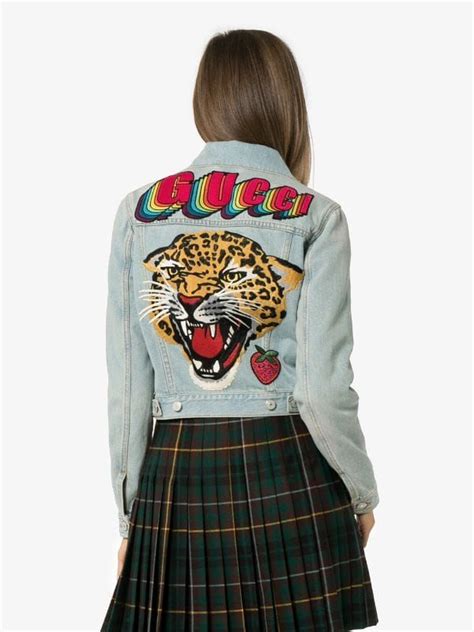 gucci patches backpack|gucci jean jacket with patches.